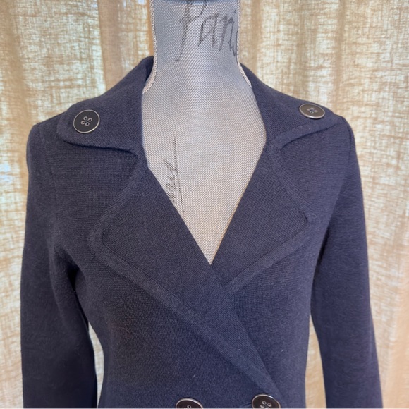 NIC + ZOE Polished Peacoat Navy Jacket, Size XS - Picture 10 of 14